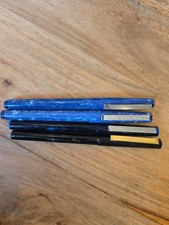 Vintage Pentel Rock N Write Perma Roller Ball Gold Encore Blue Black Made In Usa
