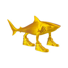 Tralalero Tralala Level Up! Shark with the Golden Attitude Toys Xmas Gifts