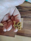 Vintage 1970s The Chunky LOVE Goldtone Ring-Robert Indiana Iconic Pop Art Sz.6 — photo 8