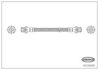 Corteco Bremsschlauch Fahrzeugseite, Hinterachse, Radseitig, Rechts FüR Toyota