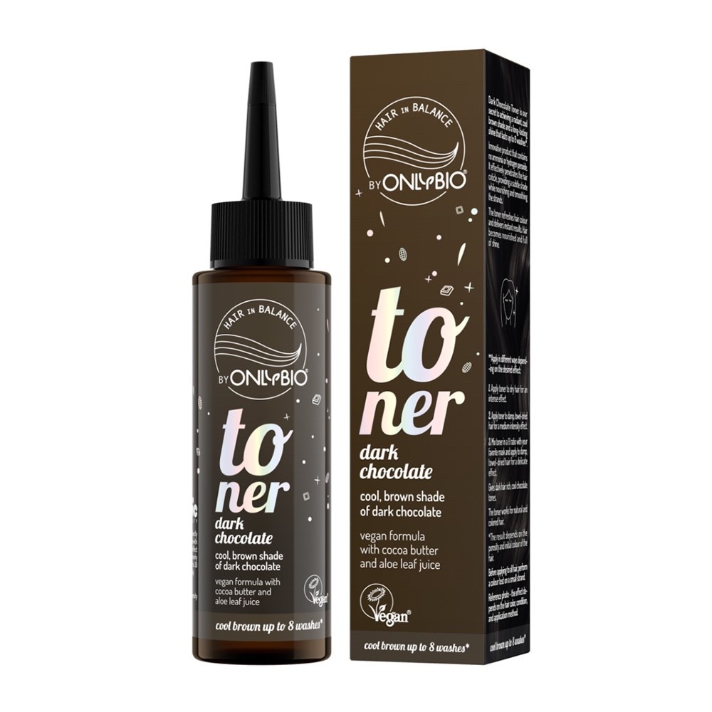 OnlyBio Hair in Balance Hair Toner – Dark Chocolate 100ml