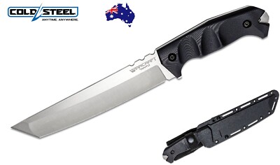 COLD STEEL LARGE WARCRAFT TANTO FIXED BLADE KNIFE SAN MAI STEEL  