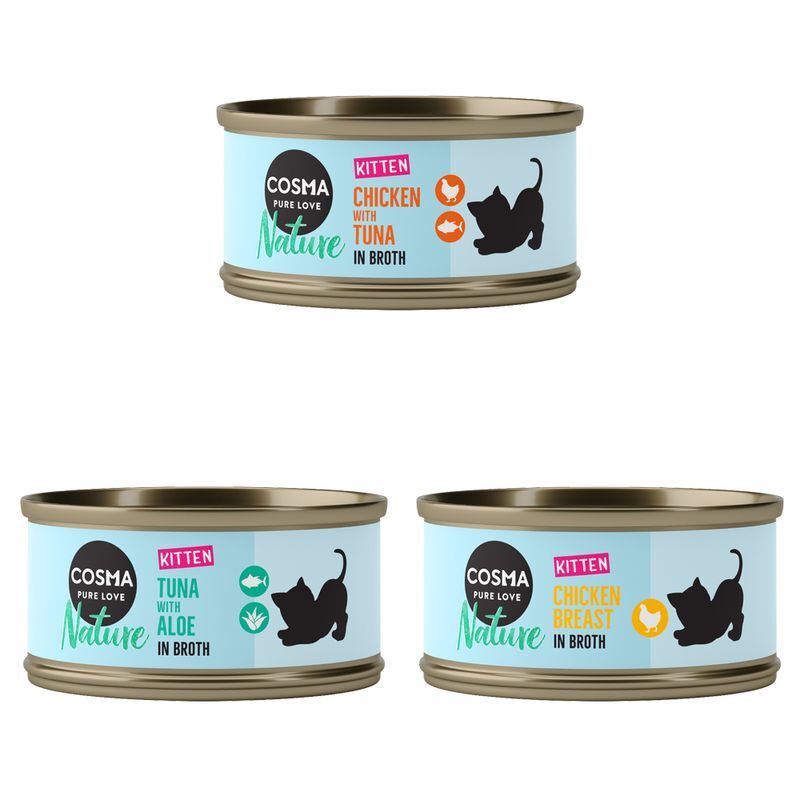 Cosma Kitten Food Cosma Bowl X 80g Zooplus