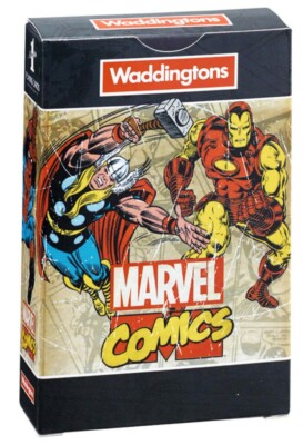 Marvel Comics Waddingtons Nummer 1 Retro Spielkarten SCHNELLE 3 TAGE KOSTENLOSE LIEFERUNG