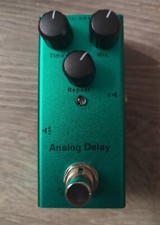 Analog Delay Pedal FX Metal Housing Green Guitar Effects Pedals Stompbox Echo