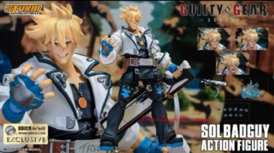 Storm Toys Guilty Gear Strive Sol Badguy White 1/12 In Stock Action Figure