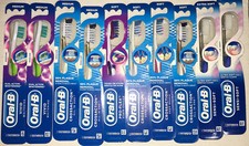 Lot of 10- Oral B Toothbrushes Extra Soft,Soft Medium Free Shipping