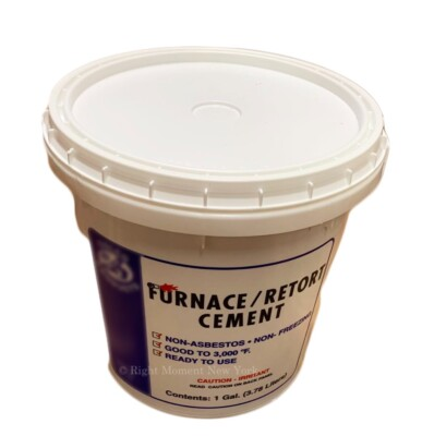 #ad 1 Gallon Furnace Retort Cement for Repairing Chinese Stove Gas Wok Range Chamber $69.99