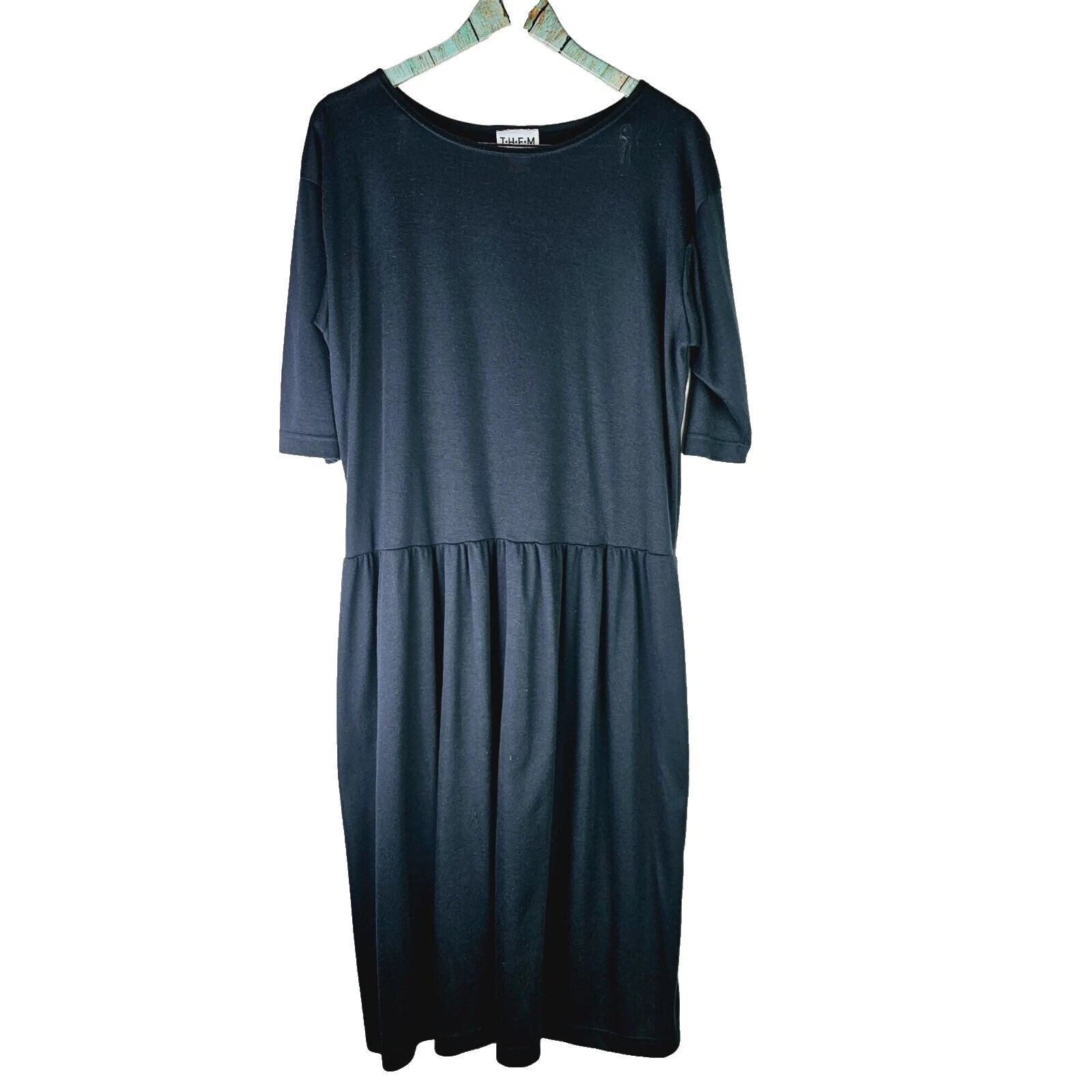 Cóctel de poliéster vestidos Vintage 1980s para Mujer