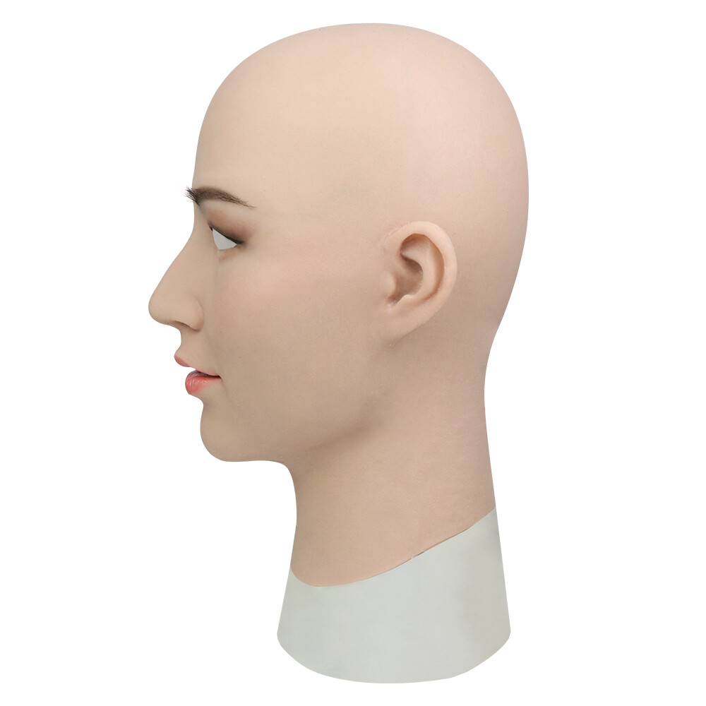 Silicone Fake Headgear Female Permanent Make Up For Transgender