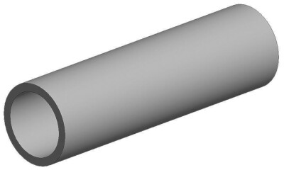 FALLER evergreen Polystyrol Profil Rundröhre 223 Ø 2,4 mm .0,93'' weiß 500223