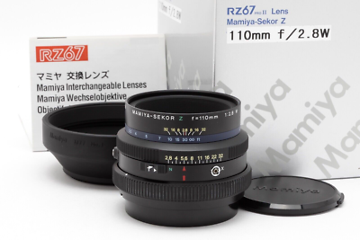 Mint Mamiya Sekor Z 110mm f2.8 W Lens for RZ67 System with Hood 