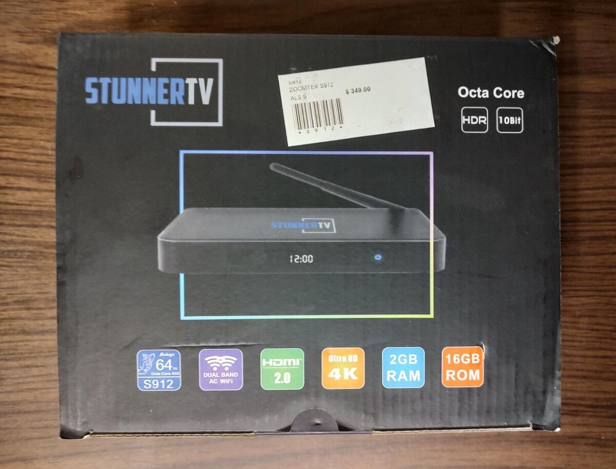 NEW ZOOMTAK Stunner TV S912 Octa Core Android TV Box 2GB NEW ZOOMTAK Stunner TV S912 Octa Core Android TV Box 2GB