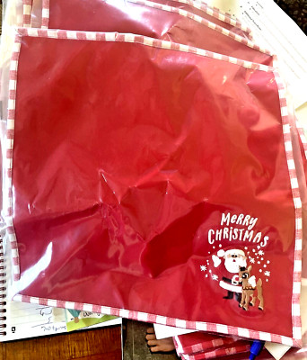 Pottery Barn holiday Rudolph Reindeer Napkin Christmas party deer Disney SET 2