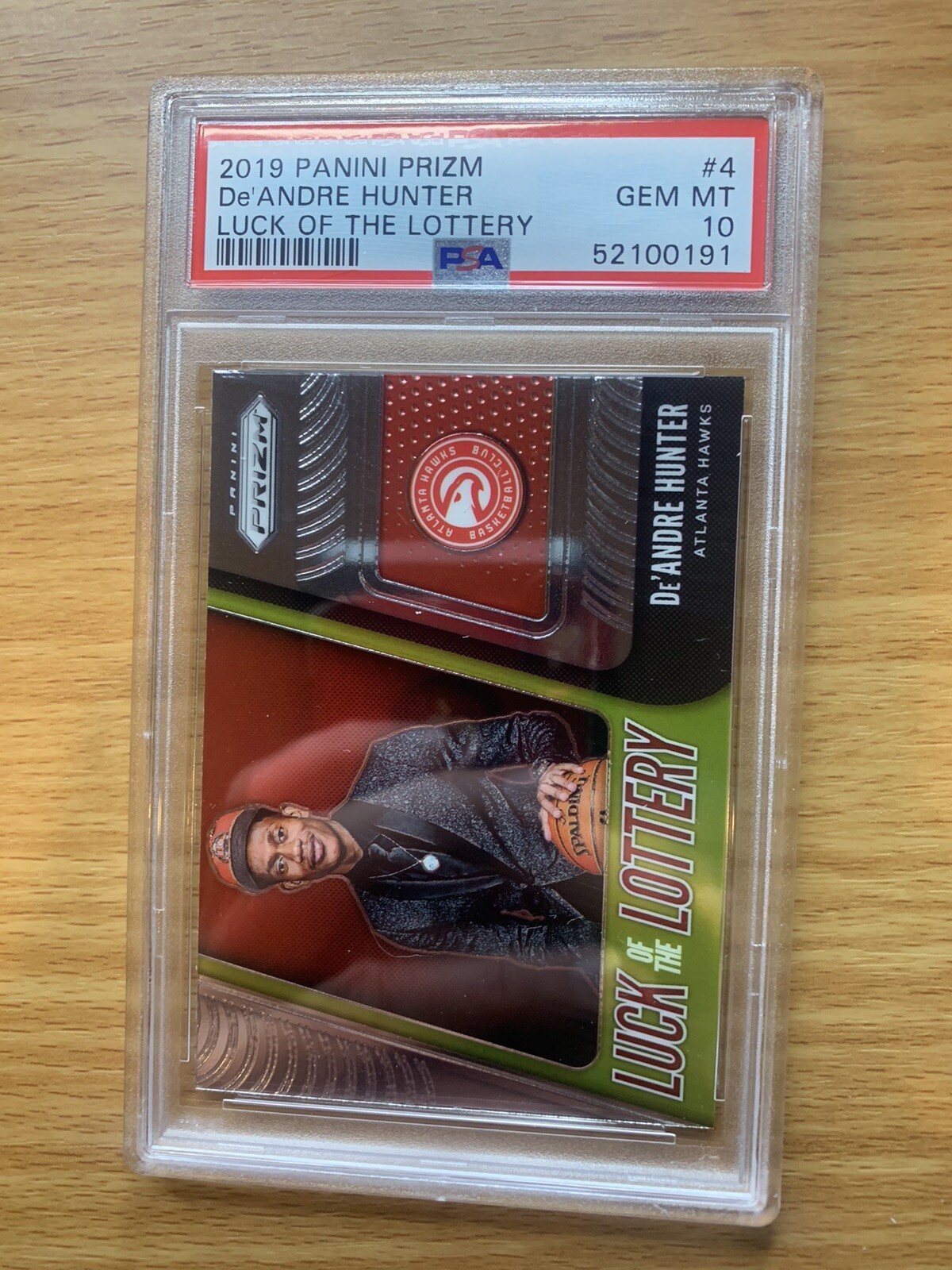 De'Andre Hunter -2019 Panini Prizm Luck of The Lottery PSA 10 Gem Mint Rookie RC