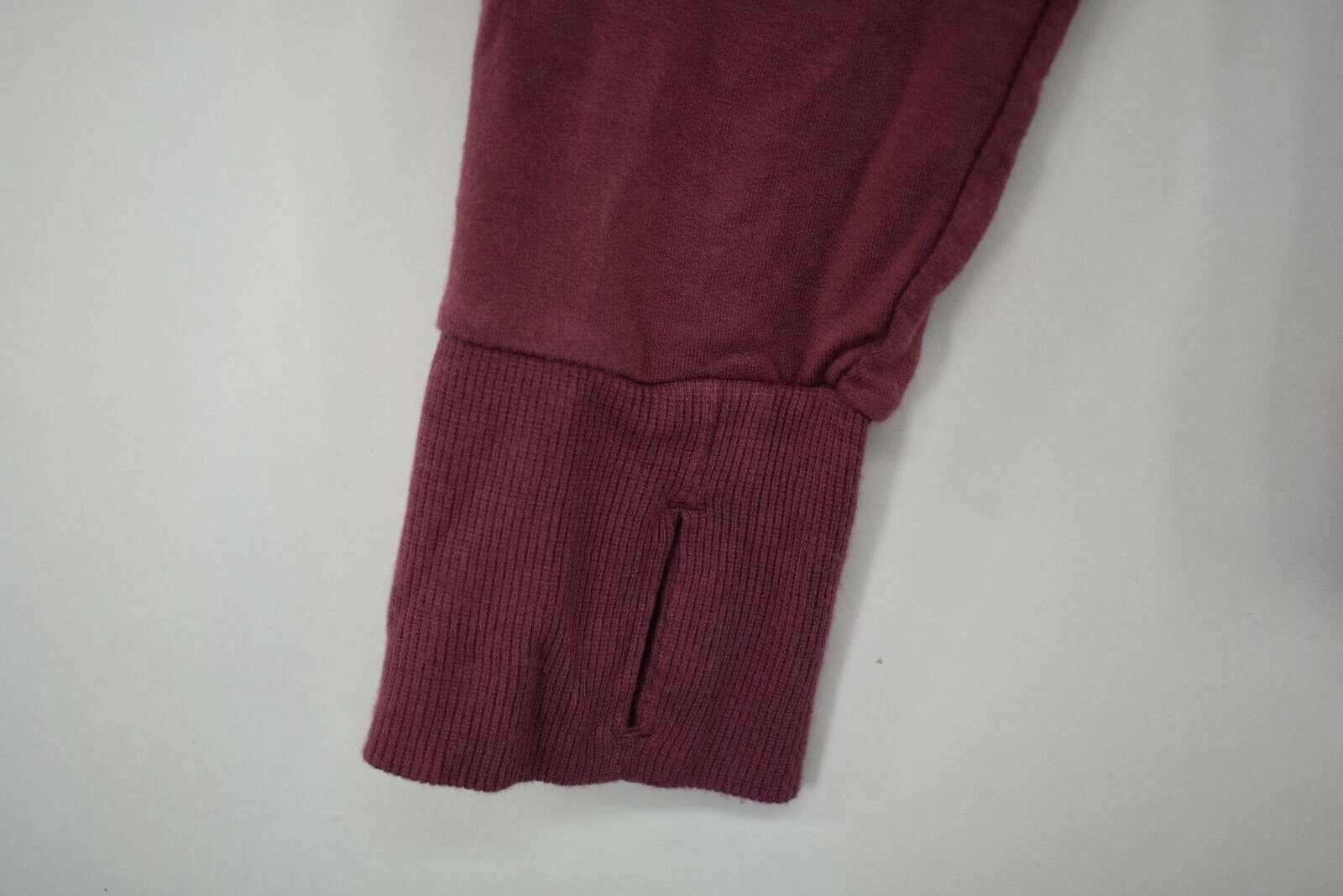 yogalicious raglan thumb hole sleeve shawl neck pullover sweatshirt
