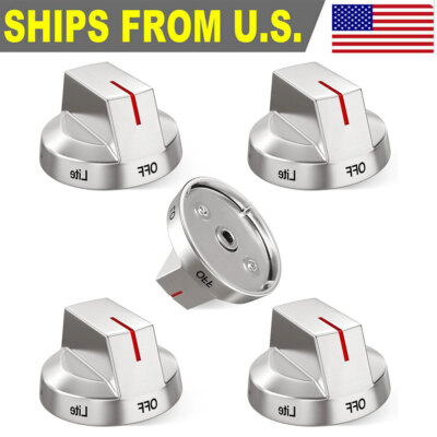 5PC for Samsung Electric Stove Oven Knob DG94-03500A/Z Compatible NE63T8751SS
