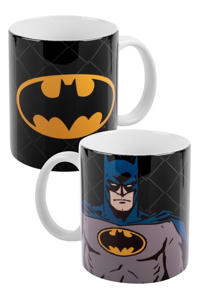 Dc Comics Tasse - Batman Kaffeetasse Becher Aus Keramik Schwarz 320 Ml-image
