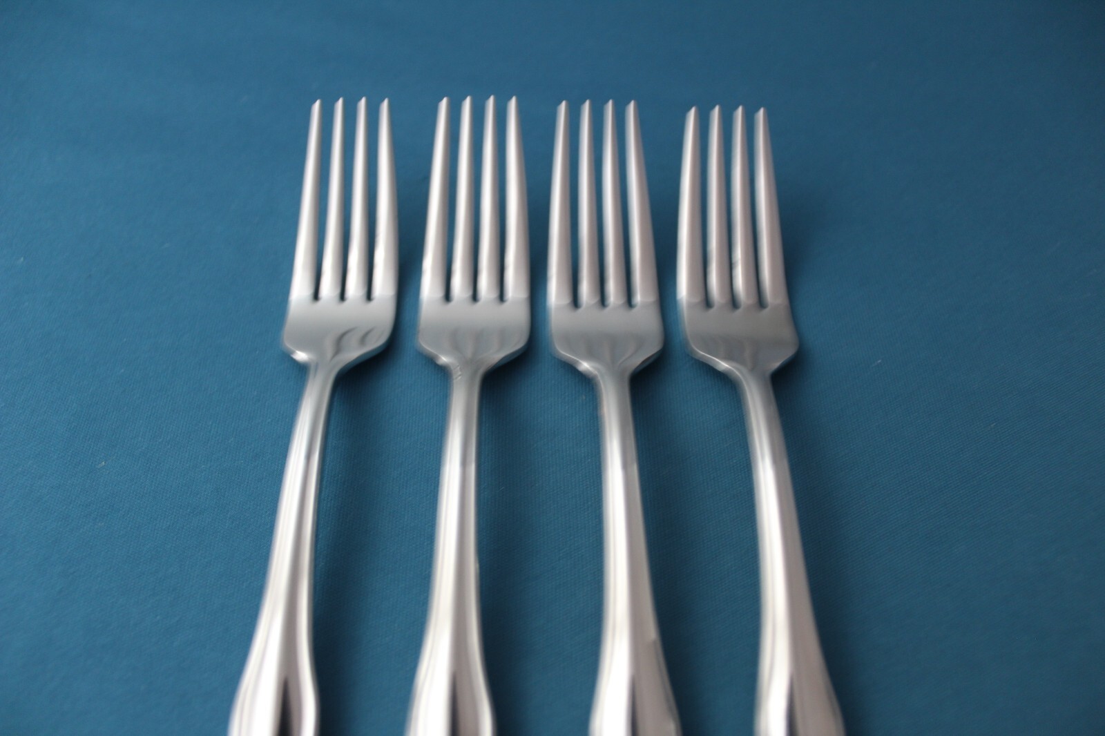 4 Salad Forks Waterford NORMANDY 18/10 Stainless China NEW 7 1/8" eBay