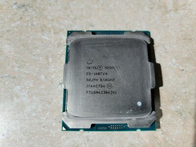 (Lot of 8) Intel Xeon E5-1607 v4 SR2PH 3.10GHz Quad Core LGA2011-3 CPU Processor