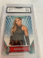 NATALYA 2019 TOPPS WWE WOMEN'S DIVISION # 9 GRADED 8.5 L@@@K