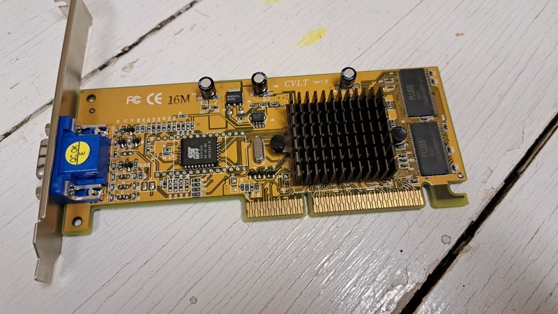 VGA AGP Video Card CVLT Ver 1.0 SST MPF Model 39SF010 #188 Free shipping!