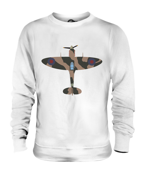SPITFIRE FIGHTER UNISEX SUÉTER TOP REGALO SEGUNDA GUERRA MUNDIAL