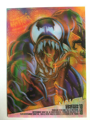 MARVEL FLEER ULTRA CLEAR CHROME VENOM TRADING CARD 10 OF 10 | eBay