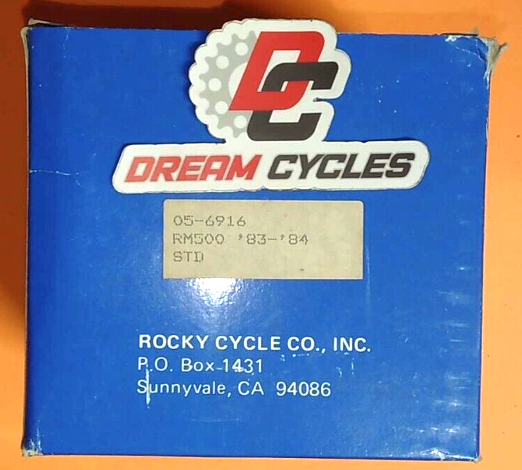 NOS Rocky Piston Kit Suzuki 1983-1984 RM500 05-6916 STD SIZE RM