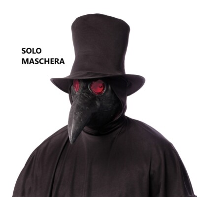 CARNEVALE HALLOWEEN MASCHERA MEDICO DELLA PESTE PLAGUE DOCTOR COSPLAY FYASA