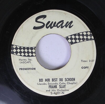 Pop Promo 45 Frank Slay And His Orchestra - Bei Mir Bist Du Schoen / Irish Rose