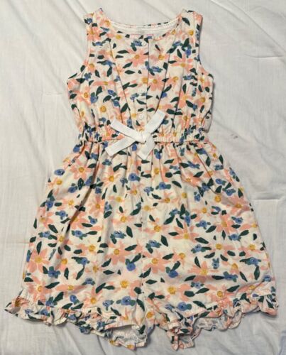 SweetHoney Sweet Honey Floral Romper Girls EUC Size 10 - Picture 1 of 2