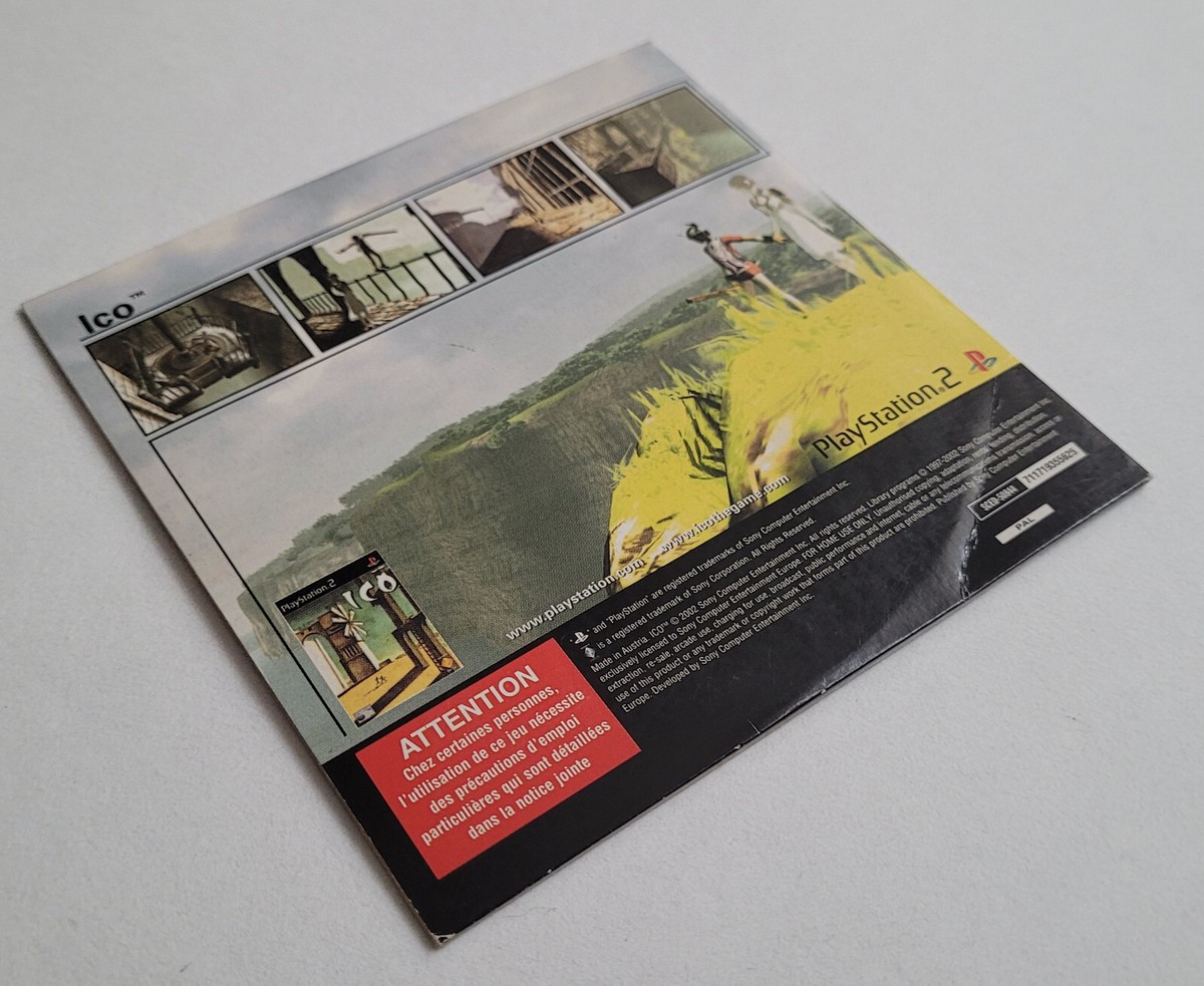 Disque Démo PS2 - Jeu ICO Version PAL Française - Très Bon état, Complet Avec Boîtier