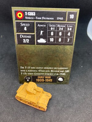 Axis and Allies Miniatures T-13B3 Early