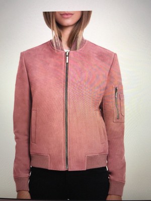 bagatelle pink leather jacket