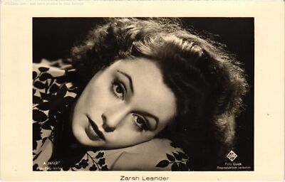 Old postcard AK Zarah Leander FILM STAR (1446292)