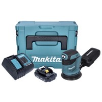 Makita Dbo 180 SY1J Akku Exzenterschleifer 18 V 125 Mm + 1X Akku 1,5 Ah + Lader