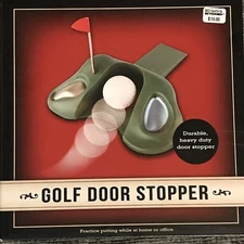 GOLF DURABLE HEAVY DUTY PUTTER DOOR STOPPER PUTTING AID, NEW IN BOX