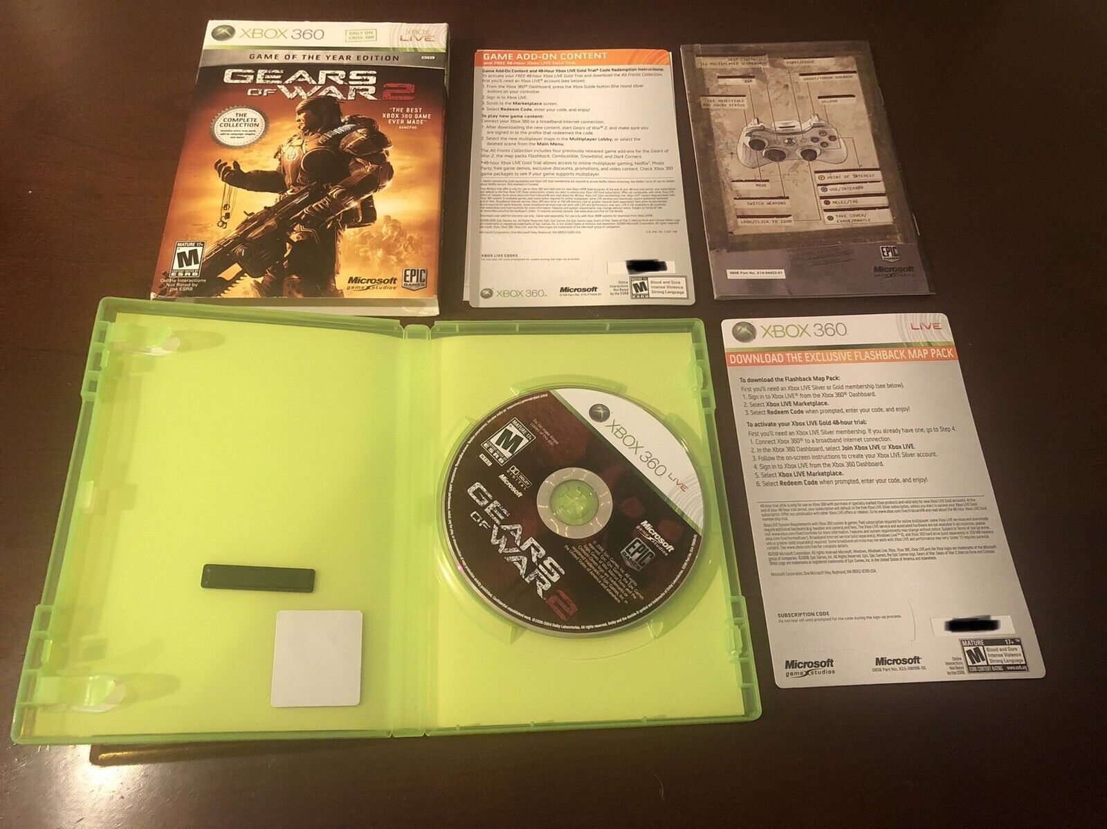 Game Gears of War 2 Xbox 360 (Tiro) C3U-00002 - Microsoft - GAMES E  CONSOLES - GAME XBOX 360 / ONE : PC Informática