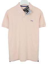 PYUA Polo Funny Poloshirt Homme T-Shirt MEDIUM Coton Bio Rose Col Polo