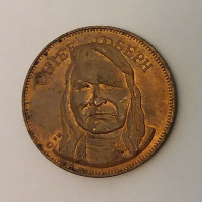 Chief Joseph The Nex Perces Tribe Souvenir Coin Token 26mm | eBay