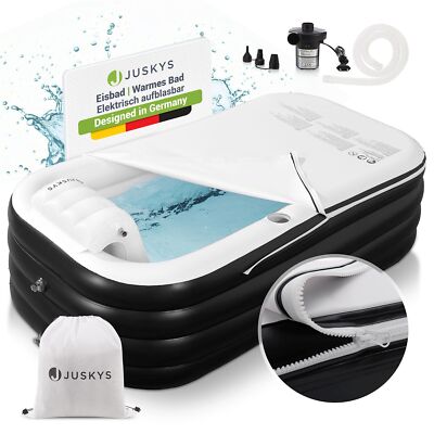 Aufblasbare Badewanne Wanne faltbar tragbar Outdoor Poolwanne Eisbad Juskys 