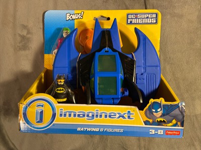 Imaginext DC Super Friends Batwing Batman Figure w Bonus Joker Figure NEW Toy