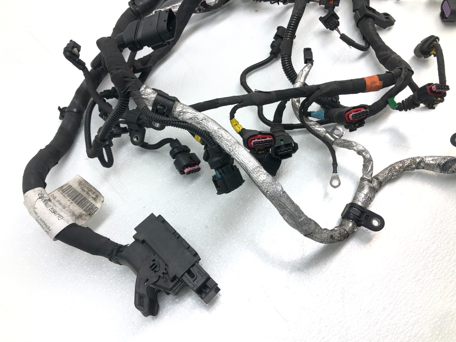 2014-2017 MASERATI GHIBLI S 3.0L V6 RWD ENGINE WIRING HARNESS OEM.