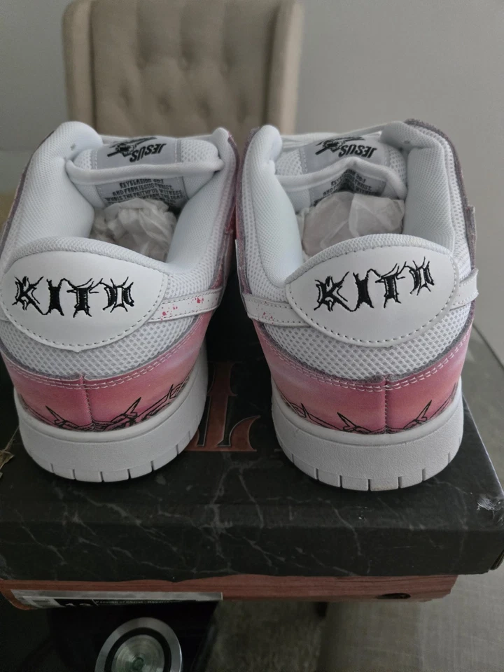 Kito Wares SB Dunk - Pasión de Cristo - Tenis Día de la Resurrección - Talla 13 LE Foto 3 de 4