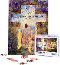 Christian Jigsaw Puzzles for Adults 500 Pieces Be Still and Know That I Am God I