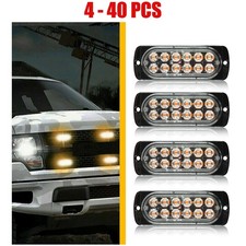 4-40x 12led Strobe Light Bar Car Truck Flashing Warning Hazard Beacon Amber 12v 4-40x 12led Strobe Light Bar Car Truck Flashing Warning Hazard Beacon Amber 12v