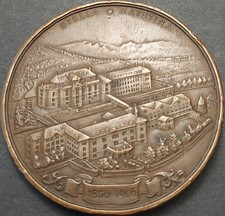 AUSTRIA ÖSTEREICH FELDKIRCH Medaille 1906 VF++ Brass, 25,7g 40mm STELLA MATUTINA