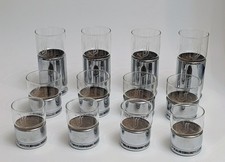 Set Of 12 3 Types Monogram J Glasses With Stainless Steel Cork Bases