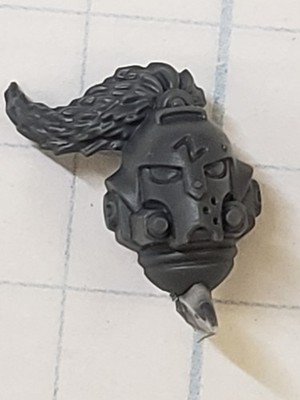 40k Space Wolves Bits Wolf Guard Headtaker Rune Relic Helmet Head #37